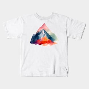 Mountain watercolor Kids T-Shirt